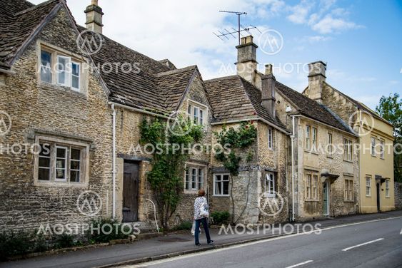 street in the market town of Corsham England, UK