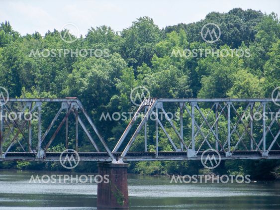 railroad trestle over water