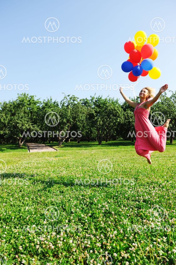 Flygande med ballonger