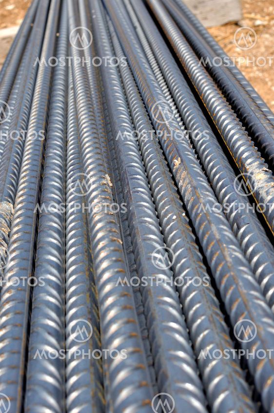 Steel bars for reinforced concrete structures
