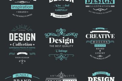 Retro Design Creative Vintage labels