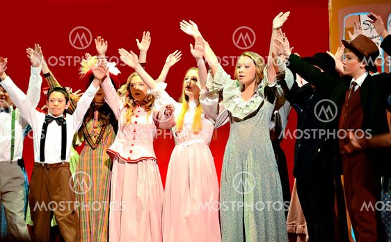 Children Performing in a School Play