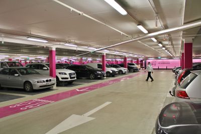 Parkeringhuset under Mall of Scandinavia