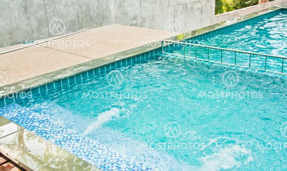 Corner of the pool.