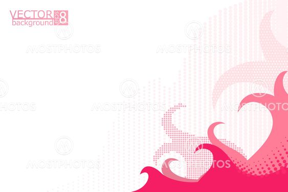Abstract vector background about Love