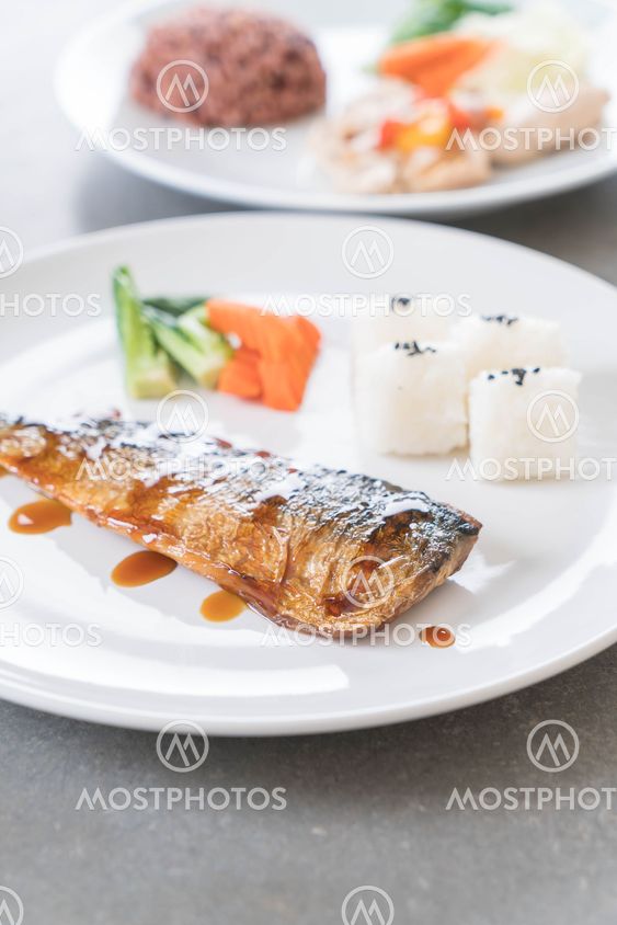 Grilled Saba fish sauce