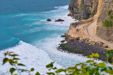Coast at Uluwatu, Bali, Indonesia.