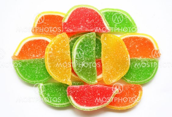 Colorful Jelly Candy as Background
