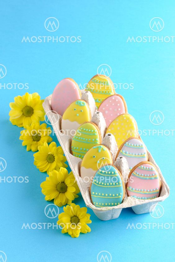 Easter homemade gingerbread cookie