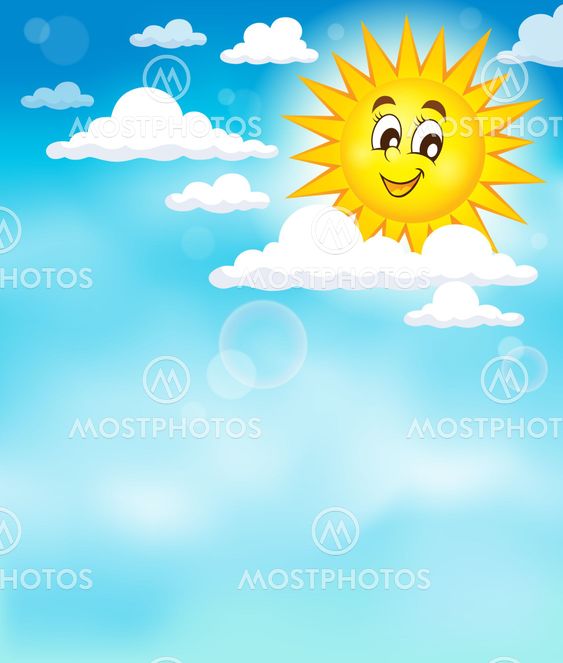 Sun on sky theme image 3