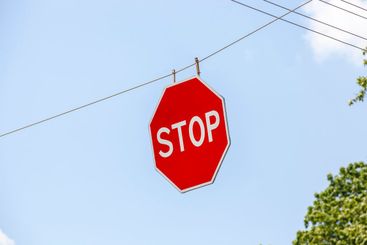 a road sign for regulating traffic on the carriageway