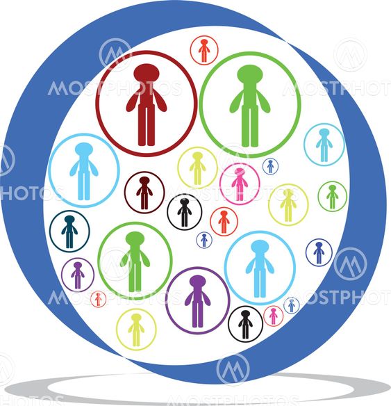 Society vector eps8 graphic