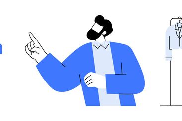 Business Professional Exploring Various Concepts and...