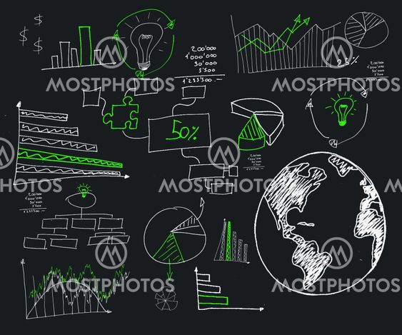 View of the picture with computations and graphs