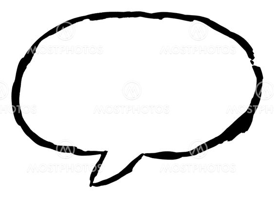 Black ellipse speech bubble icon with watercolor paint texture isolated on white background.