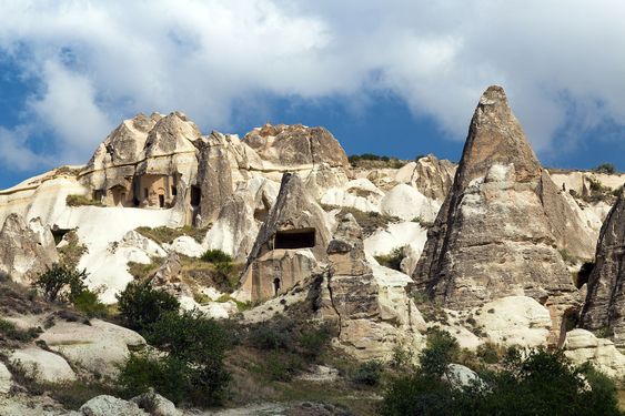 Mountain landscape, Goreme, Cappadocia, Turkey