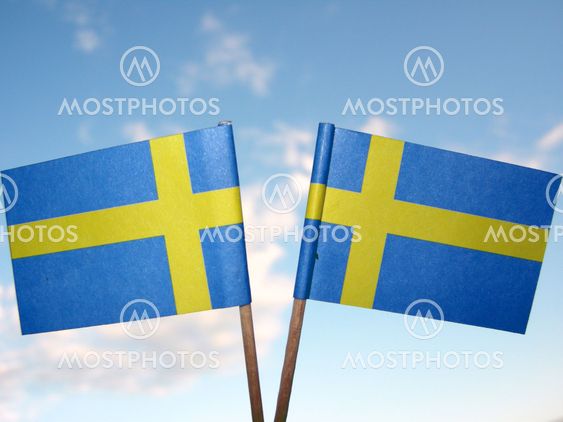 Two swedish flags