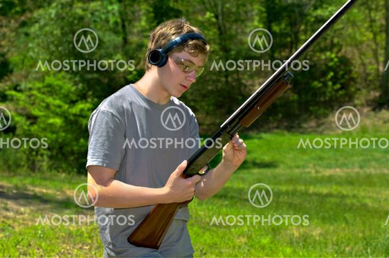 Boy with Shotgun