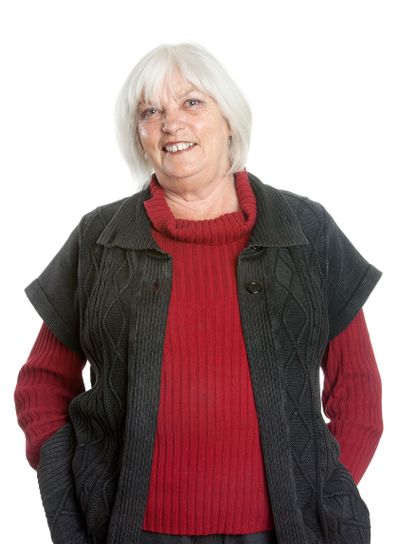 Happy Casual Senior Woman - Waist Up Portrait