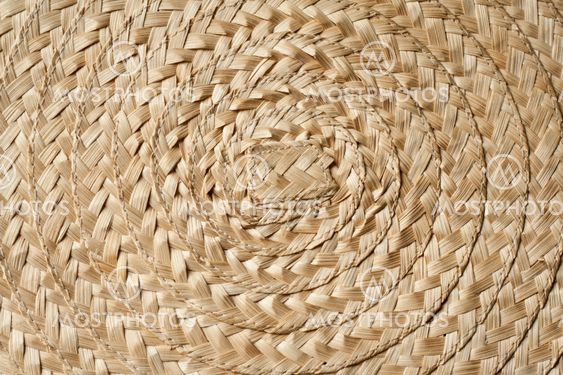 A woven wicker material