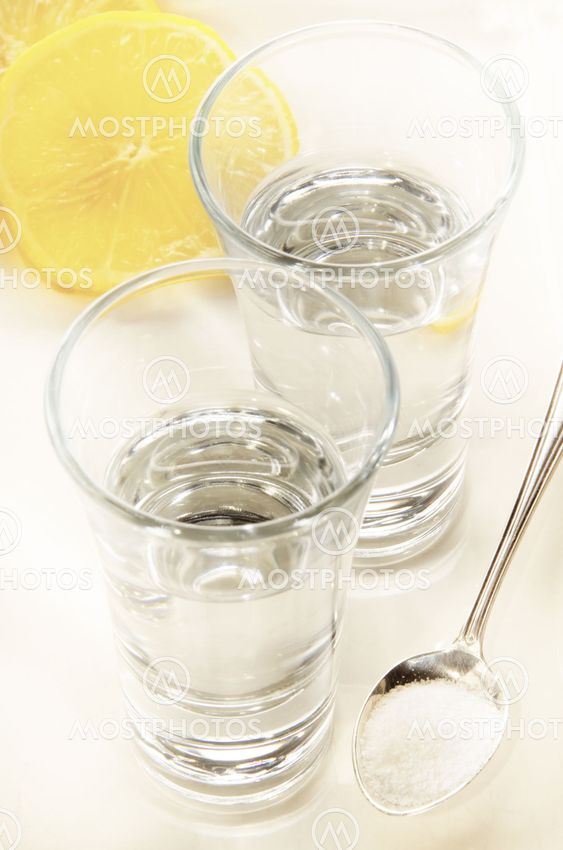 tequila in a shot glass