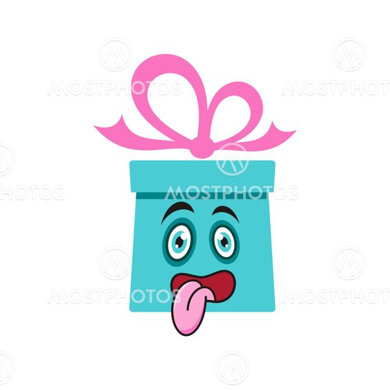 Gift box cartoon