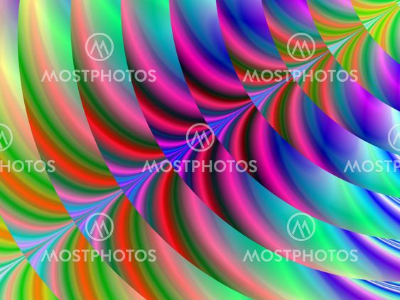 Colorful fractal decorative feature, magic splendor, wonderful harmony and fractal lines. A-0787.