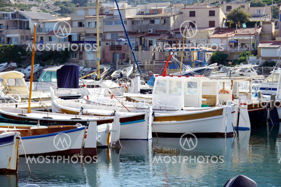 fishing harbor in france