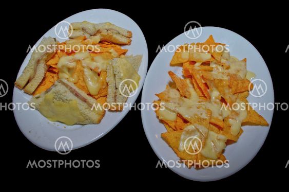 Club sandwich with Chips and cheese
