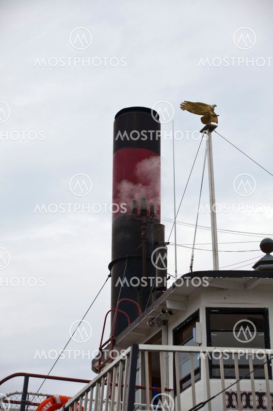 Steam boat at Lake George