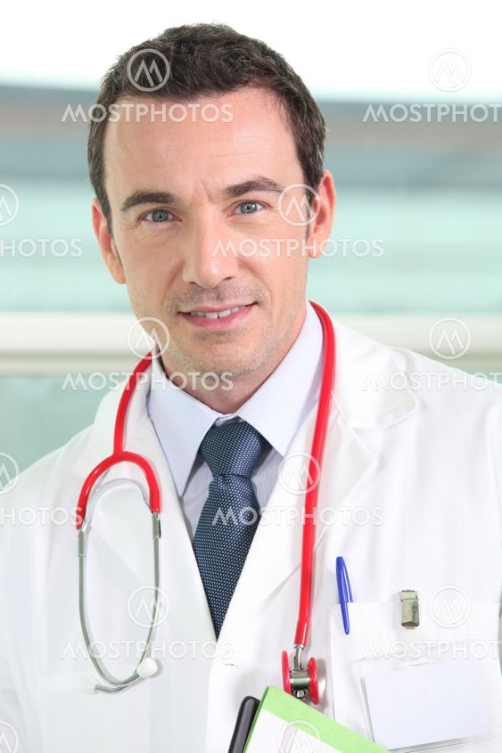 Portrait of a friendly hospital doctor