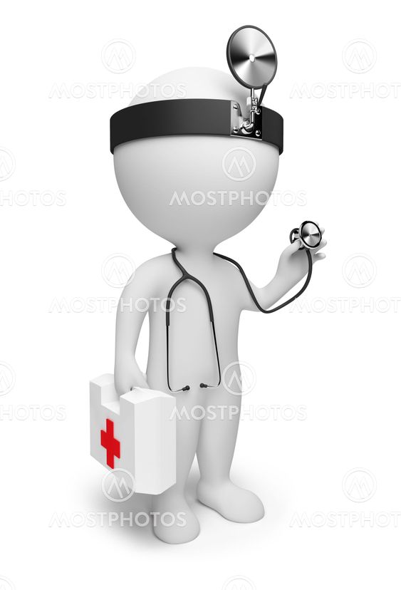3d small people - doctor