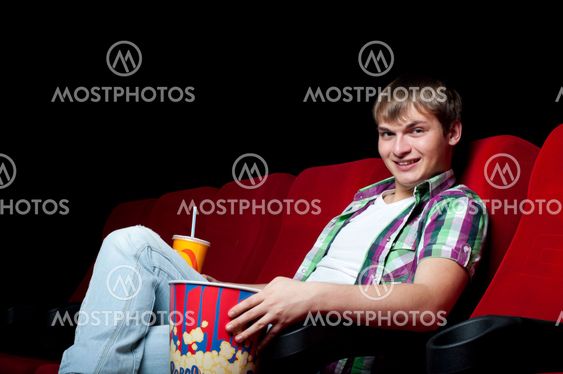 man in cinema