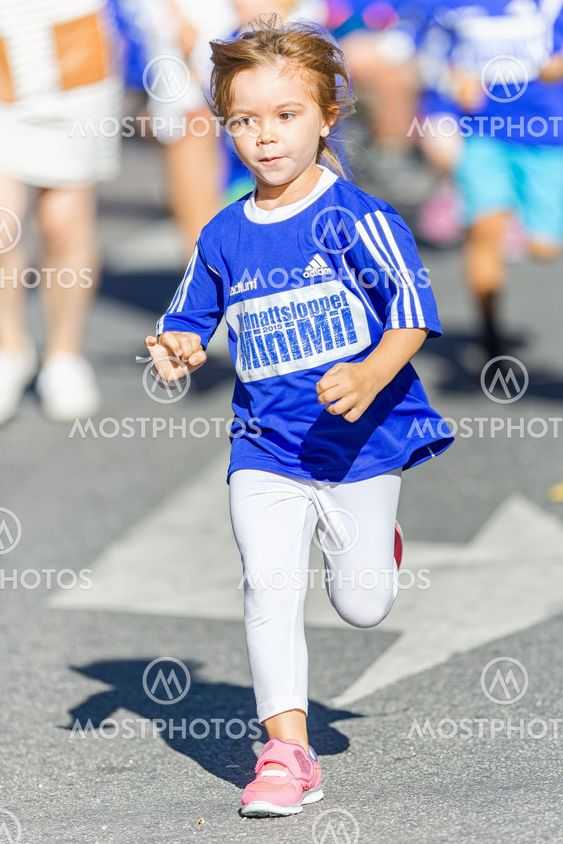 Young girl with a graceful style at the Minimil for the...