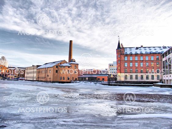 Norrkoping by winter
