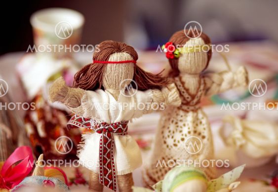 Dolls from sacking