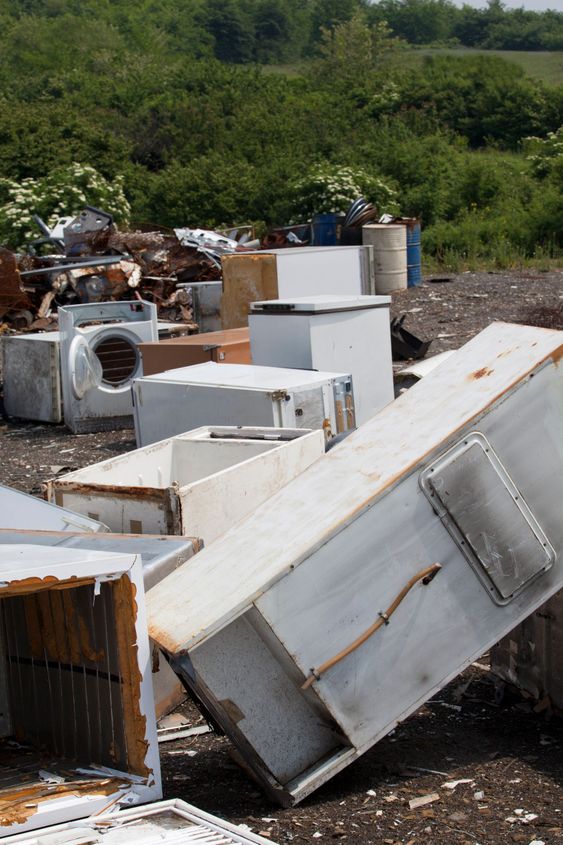 Old refrigerators