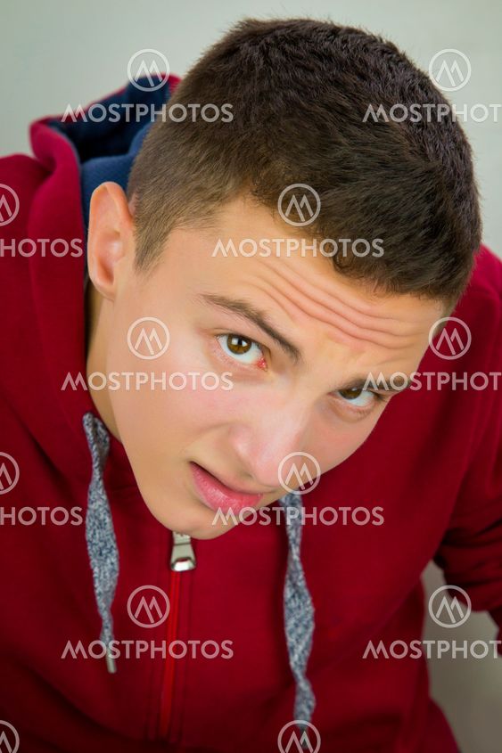 Portrait of teenage boy