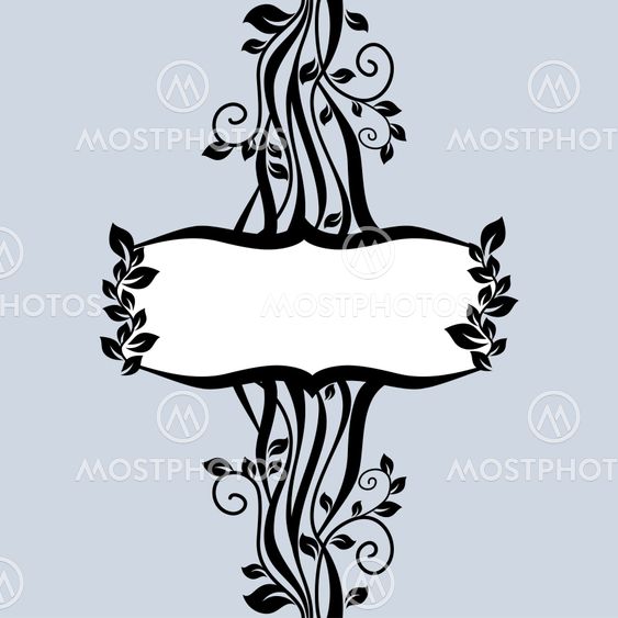 floral frame illustration