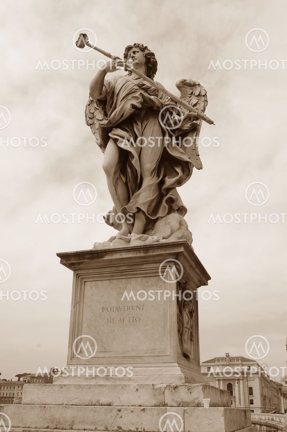 Angel - Statue - Rome - Italy