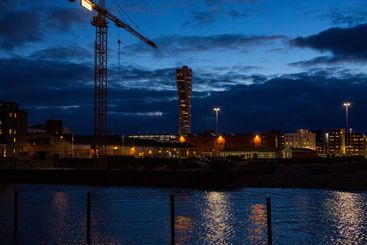 Turning torso by night