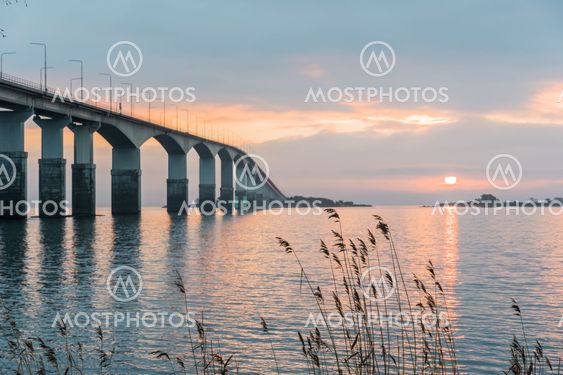 Sunrise by the bridge