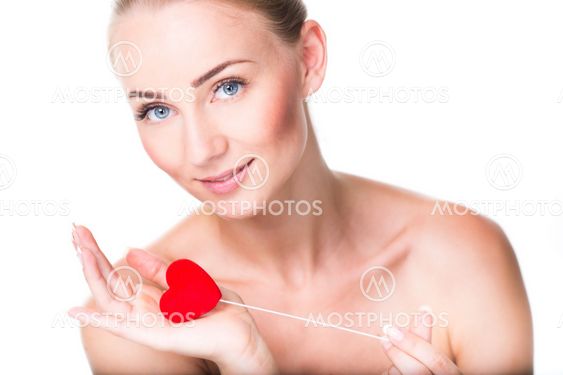 Girl with perfect skin