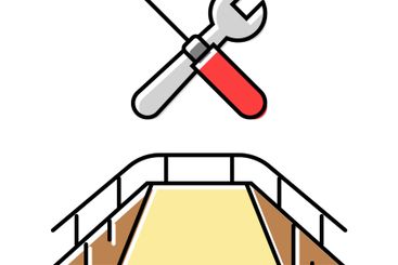 skateboard graphics color icon vector illustration