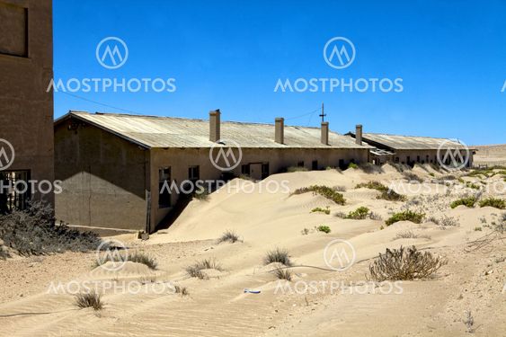 factory of kolmanskop near luderitz naimibia africa