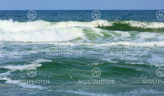 Sea surf waves.