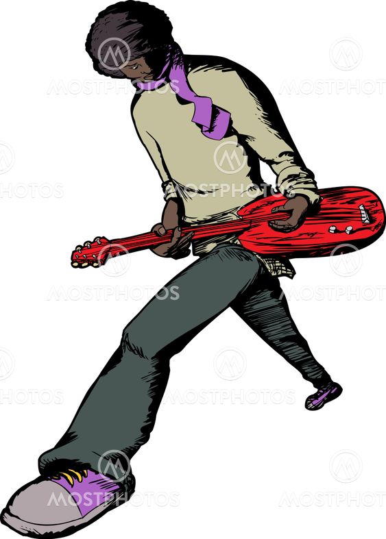 Electric Guitarist Performing