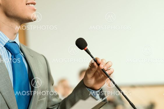 male speaker