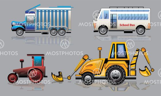 Collection of various locomotives