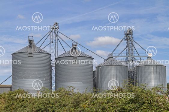 silos in Central Italy